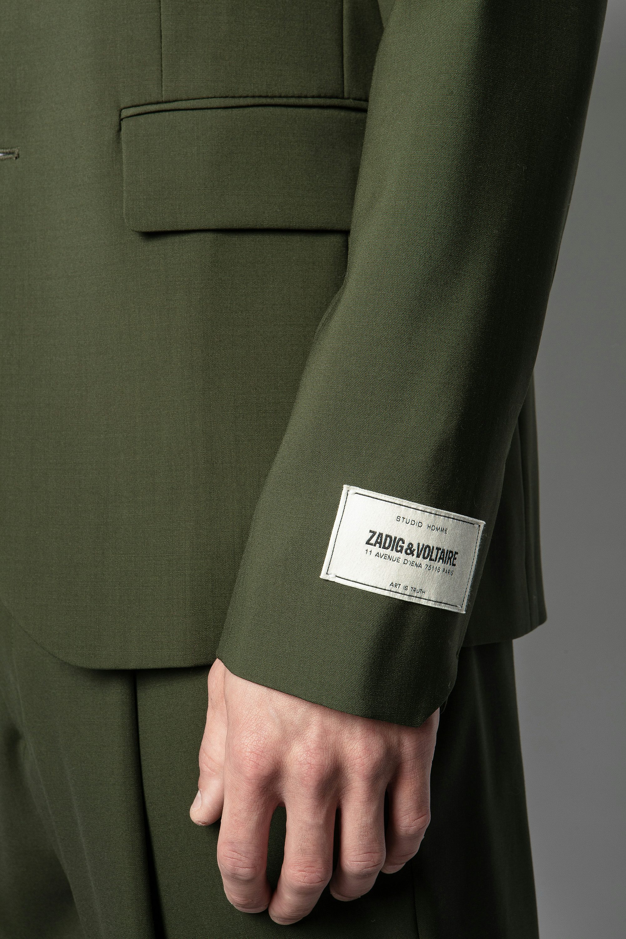 Version Wool jacket - Men’s blue jacket.